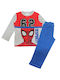 Marvel Set Top & Bottom Kids Cotton Pyjamas Blue