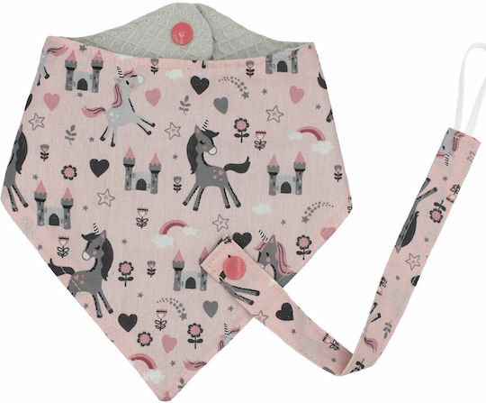 JFashion Bandana Fabric with Button Pink