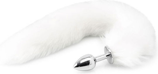 Zenn DELUXE FLUFFY FOX Dop Anal Albă