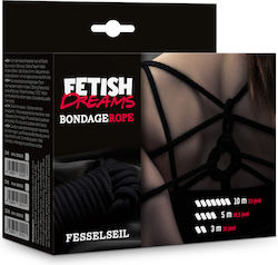 Fetish Dreams Σχοινί Δεσίματος σε Μαύρο Χρώμα