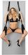 Fetish Tentation BDSM Maske in Schwarz Farbe
