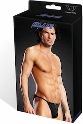 Blue Line Performance Microfiber Ανδρικό Sexy String Μαύρο