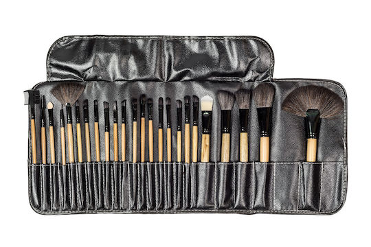 Beautifly Set with Makeup Brushes made of Synthetic Hair 24pcs