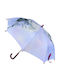 Cerda Kids Umbrella Curved Handle Frozen Purple with Diameter 63cm