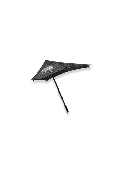 Senz° Umbrelă pentru copii Mâner curbat neagră