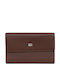 Small Leather Women's Wallet Classic Brown