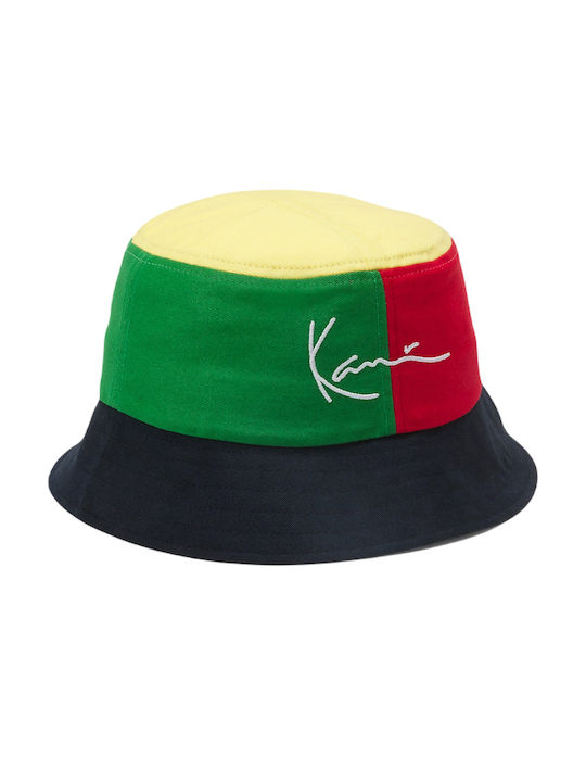 Karl Kani SIGNATURE Textil Pălărie pentru Bărbați Stil Bucket Multicolor