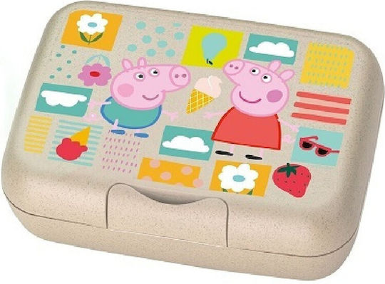 Koziol Recipient pentru copii din plastic Peppa Pig Bej