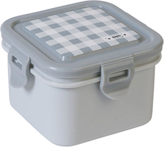 Saro Vichy Пластмасова Детска Кутия За Храна 0.28 Литра Многоцветна 9.5 x 9.5 x 6.5 см