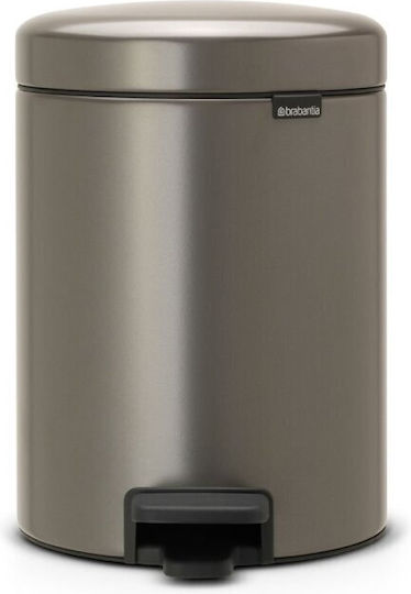 Brabantia Μεταλλικό Καλαθάκι Μπάνιου 5lt Γκρι
