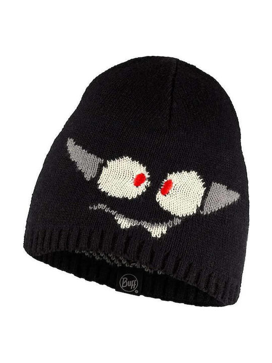 Buff KNITTED Kinder Mütze Gestrickt Schwarz