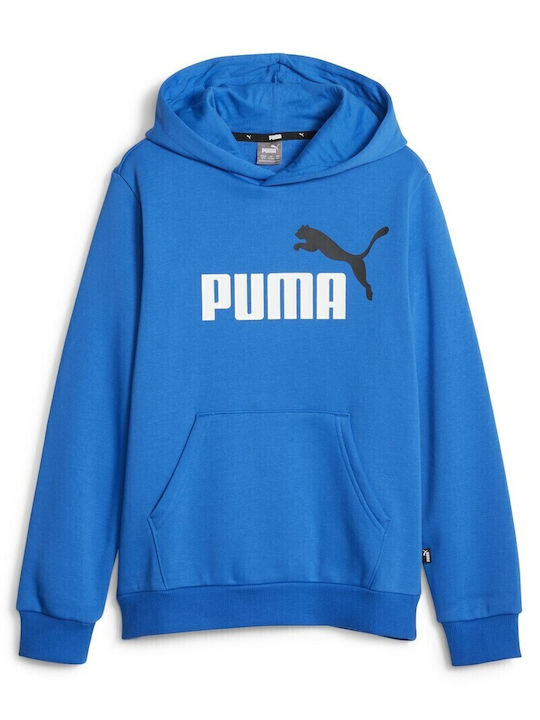 PUMA Kinder-Sweatshirt mit Kapuze Blau ESS 2