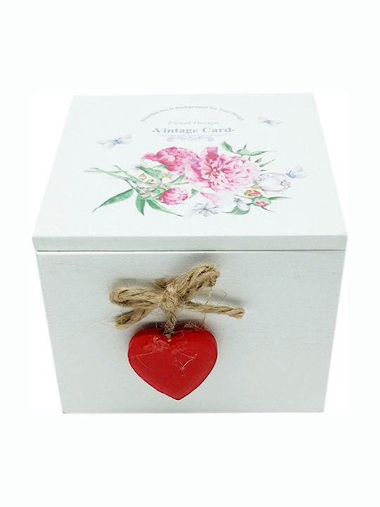 Wooden Decorative Box 10x10x8.5cm