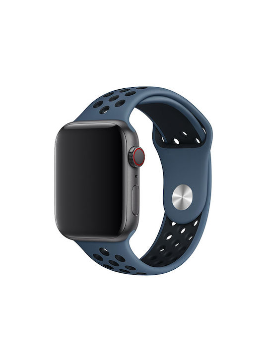 Wiwu Dual Color Sport Armband Silikon mit Pin Blau