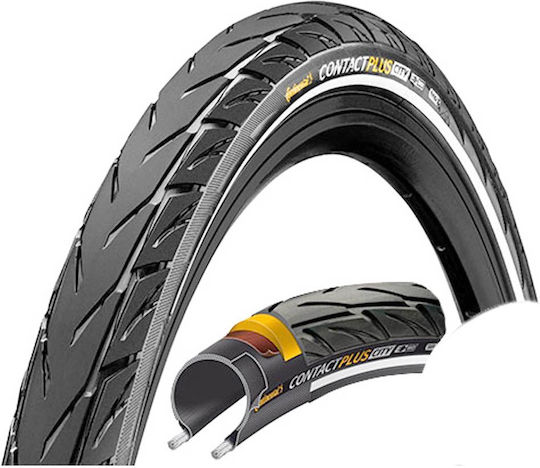 Continental Contact Plus Гума за велосипед Град 28" x 1.5" 700 x 35C Проводник