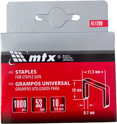 MTX 411209 Staples 1000pcs