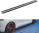 Maxton Design Door Sill Car Sideways Compatible with Volkswagen Golf
