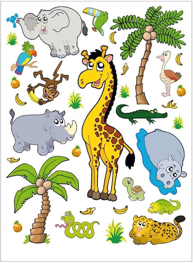 A&G Paper Kinder Wandsticker Wand 65x85cm
