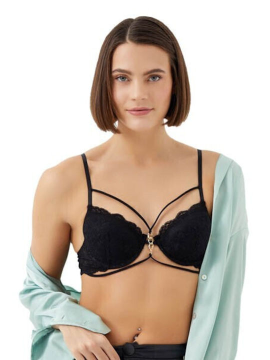 CottonHill Bralette Schwarz