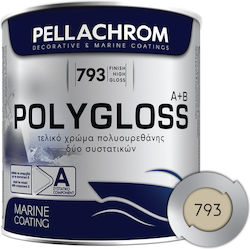 Pellachrom Polygloss A+B Marine Bootsfarbe 0.75...