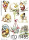 ITD Collection ITD 21x29cm Tissue paper Decoupage