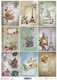 ITD Collection ITD 21x29cm Ριζόχαρτο Decoupage