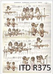 ITD Collection ITD 21x29cm Ριζόχαρτο Decoupage
