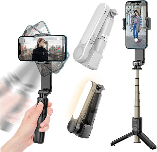Techsuit L09 Selfie-Stick Handy-Stative Bluetooth-Schwarz