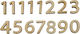 CHeirokamoto Wooden Numbers 15pcs