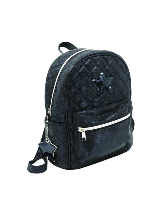 Street Kinder Rucksack Rucksack Schwarz 20cmx10cmx26cmcm