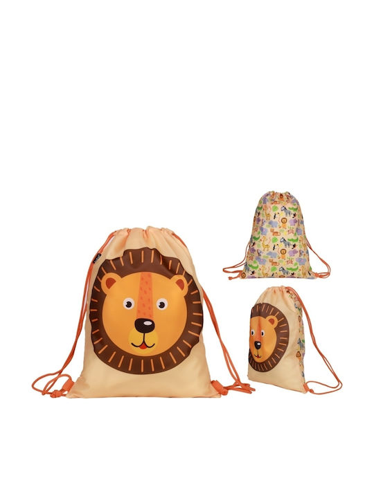 Total Gift Kinder Rucksack Beuteltasche Braun 32cmcm Total Gift Kinder Rucksack Beuteltasche Braun 32cmcm