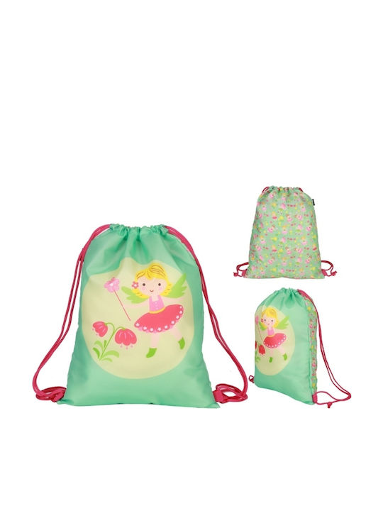 Total Gift Kinder Rucksack Beuteltasche Grün 32cmcm Total Gift Kinder Rucksack Beuteltasche Grün 32cmcm