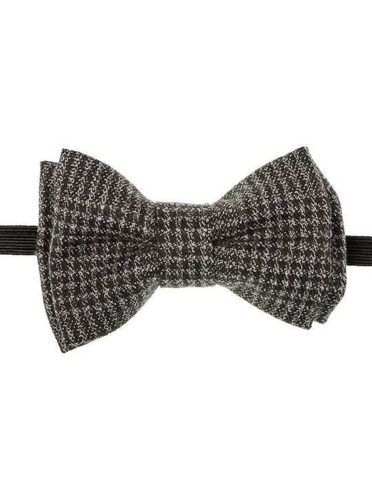 Mom & Dad Kids' Fabric Bow Tie Gray