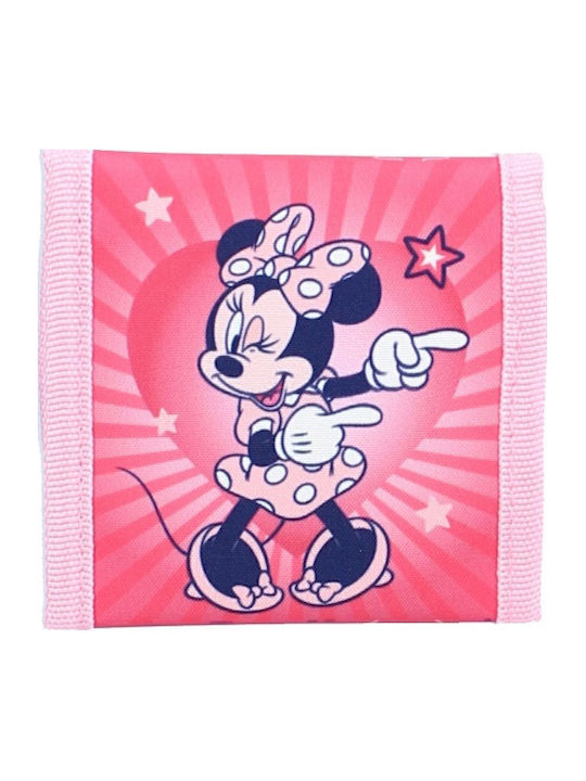 Disney Minnie Mouse Kinder Geldbörse Münzfach mit Klettverschluss Rosa Disney Minnie Mouse Kinder Geldbörse Münzfach mit Klettverschluss Rosa