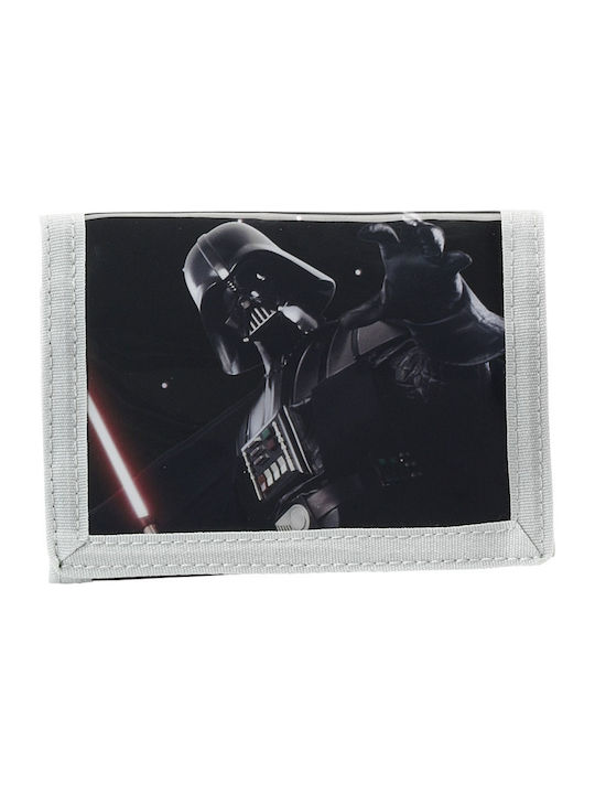 Safta Star Wars Fabric Wallet for Boys with Velcro Black #811501036