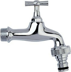 Aquajet Outdoor Faucet Chrome 3/4"