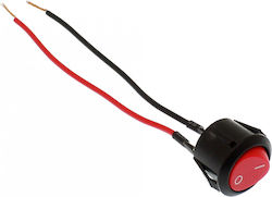 Car On/Off Switch 12V Universal Red