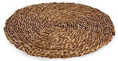 Arte Regal Round Rattan Placemat Brown 40cm