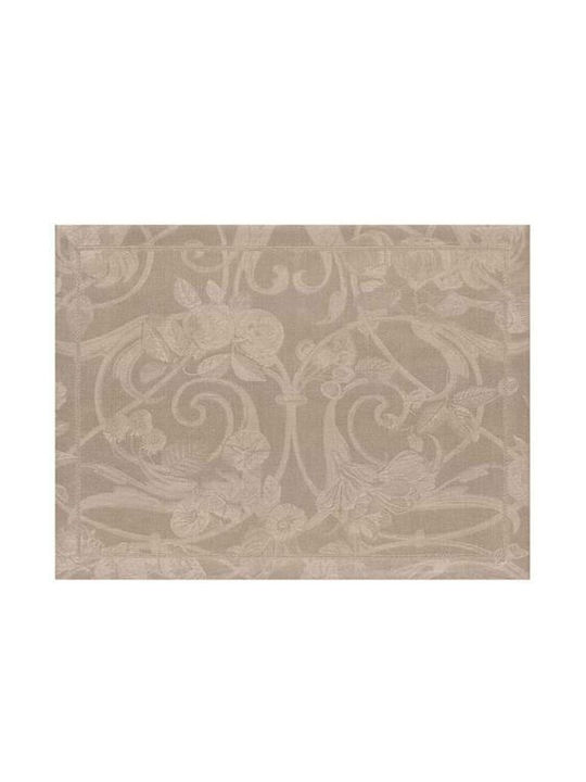 Le Jacquard Francais Fabric Placemats Beige 4pcs