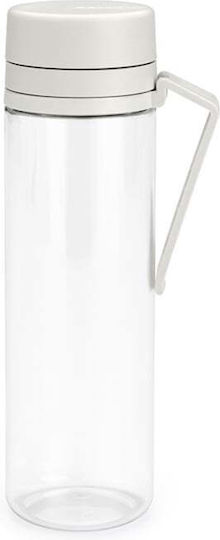 Brabantia Μπουκάλι Νερού Γυάλινο με Βιδωτό Καπάκι Γκρι 500ml