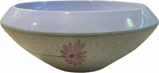 Lampiris Interiors Salatieră Ceramică Bej 35x16cm 1buc