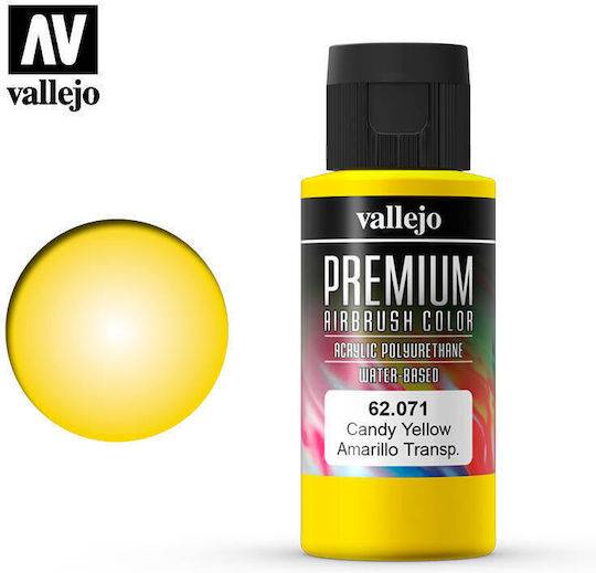 Acrylicos Vallejo Χρώμα Μοντελισμού σε Spray Κίτρινο 60ml