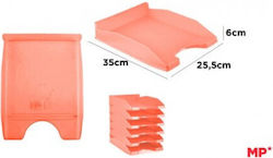 Madrid Papel Document Tray Plastic Orange