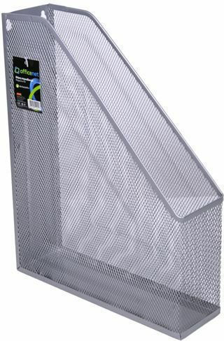 Officenet Θήκη Περιοδικών Αρχείου Μεταλλική Ασημί 25x7.5x32εκ.