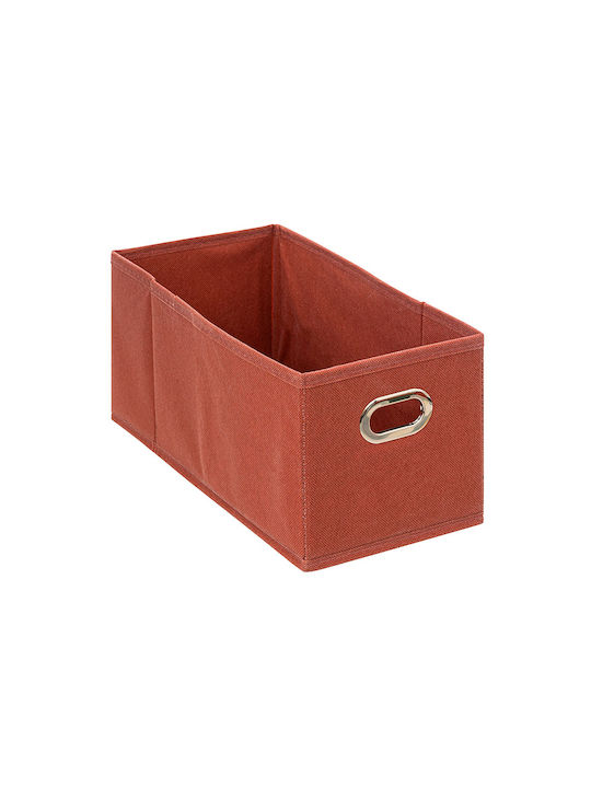 5Five Sienne Paper Storage Box with Lid Orange ...