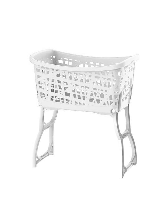 Bama Coș de Depozitare Plastic Alb 44lt 1buc