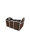 General Trade Καλάθι Αποθήκευσης Υφασμάτινο Καφέ 51x31x31cm