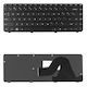 Qoltec Laptop Keyboard for HP without Frame in Black Color 7565