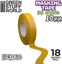 Green Stuff World Хартия Лента Зелена 10mm x 18m Green Stuff World Хартия Лента Зелена 10mm x 18m