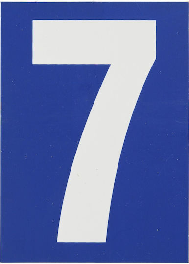 Thirard Sign with Number in Blue Color 9cm 00967187